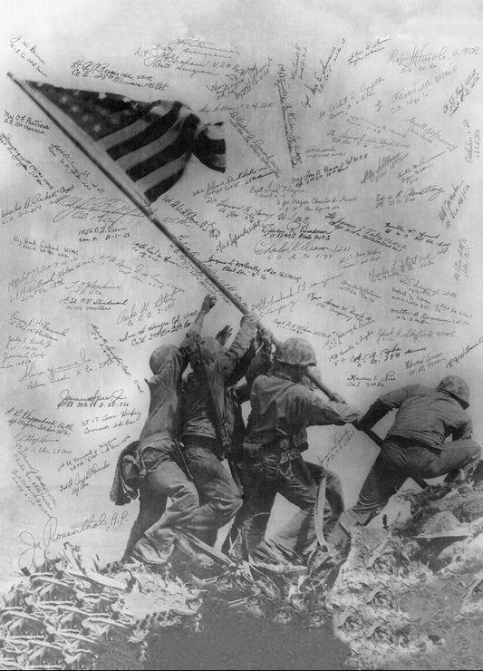 Iwo Jima Signed Photograph